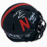 Eric Crouch, Rozier, Rodgers Autographed Full Size Helmet - Nebraska Heismans