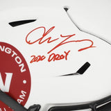 Chase Young Washington Signed Lunar Eclipse Alt Flex Helmet "2020 DROY" Insc