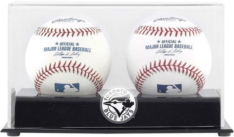 Blue Jays Two Baseball Cube Logo Display Case - Fanatics