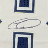 Autographed/Signed CeeDee Lamb Dallas Blue Football Jersey JSA COA