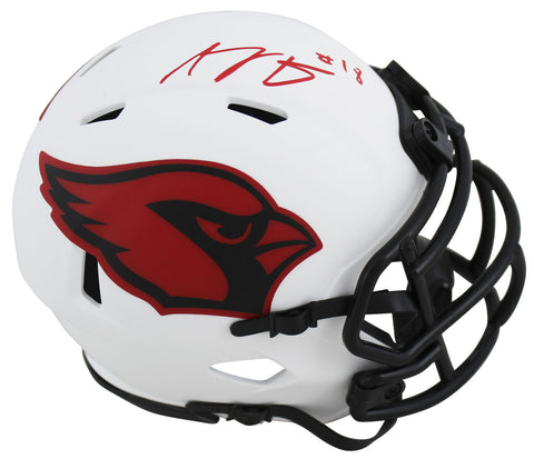 Cardinals A.J. Green Authentic Signed Lunar Speed Mini Helmet BAS Witnessed