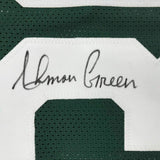 Framed Autographed/Signed AHMAN GREEN 33x42 Green Bay Green Jersey JSA COA Auto