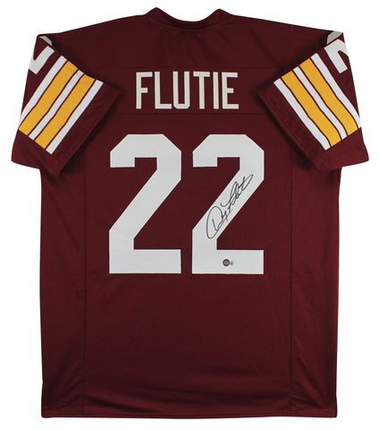 Boston College Doug Flutie Authentic Signed Maroon Pro Style Jersey BAS Witness