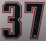 RODNEY HARRISON (Patriots white SKYLINE) Signed Autographed Framed Jersey JSA