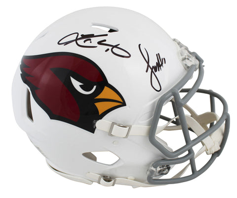 Cardinals Larry Fitzgerald & Kyler Murray Signed F/S Speed Proline Helmet BAS 2
