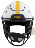 Steelers Jerome Bettis "HOF 15" Signed Lunar Speed Flex Full Size Helmet BAS Wit