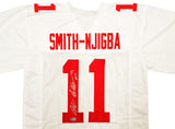 OHIO STATE JAXON SMITH-NJIGBA AUTOGRAPHED JERSEY SIGNED IN SILVER BECKETT 201985