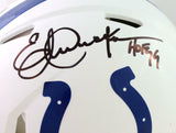 Eric Dickerson Autographed Colts F/S Speed Authentic Helmet HOF-Beckett W *Black