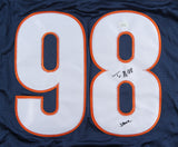 Tyrone Keys Signed Chicago Jersey Inscribed "SB XX" (JSA COA)1985 Bears D Line