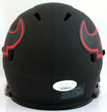 Andre Johnson Autographed Houston Texans Eclipse Speed Mini Helmet-JSA W *Silver