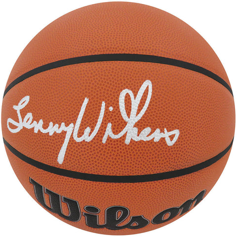 Lenny Wilkens Signed Wilson Indoor/Outdoor NBA Basketball -(SCHWARTZ SPORTS COA)