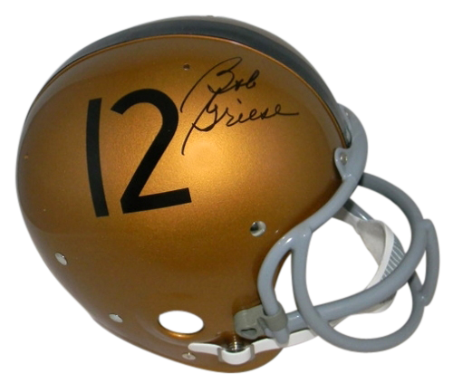 BOB GRIESE AUTOGRAPHED SIGNED PURDUE BOILERMAKERS AUTHENTIC THROWBACK HELMET