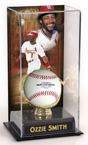 Ozzie Smith St. Louis Cardinals Hall of Fame Sublimated Display Case with Image