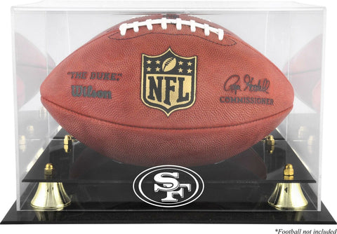 San Francisco 49ers Team Logo Football Display Case - Fanatics