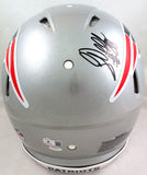 Corey Dillon Autographed Patriots F/S Speed Authentic Helmet -Beckett Hologram