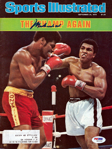 Muhammad Ali Autographed Signed Sports Illustrated Magazine PSA/DNA #W02232