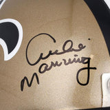 Archie Manning New Orleans Saints Signed Riddell Throwback Authentic Helmet