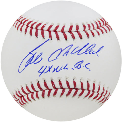 Bill Madlock Signed Rawlings Official MLB Baseball w/4x NL BC - (SCHWARTZ COA)