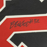 Autographed/Signed BUDDA BAKER Arizona Black Color Rush Jersey Beckett BAS COA