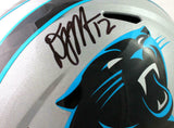 DJ Moore Autographed Carolina Panthers F/S Speed Helmet - Beckett W *Black