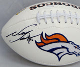 Neil Smith Autographed Denver Broncos Logo Football- JSA W Authenticated