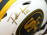 Frank Gore Autographed San Francisco 49ers Lunar Speed Mini Helmet - JSA W Auth