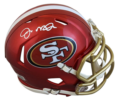 49ers Joe Montana Authentic Signed Flash Speed Mini Helmet Autographed Fanatics