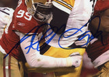 Aldon Smith Signed San Francisco 49ers Unframed 8x10 NFL Photo - Sacking Roethli