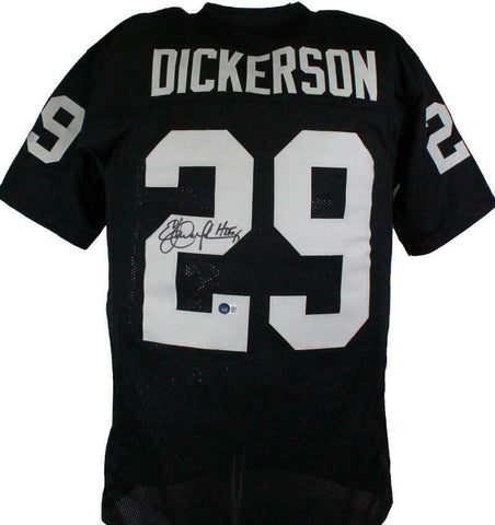 Eric Dickerson Autographed Black Pro Style Jersey w/HOF-Beckett W Hologram