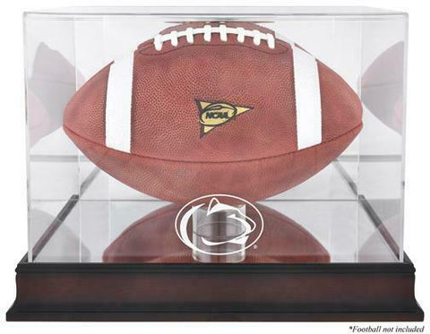 Penn State Mahogany Base Logo Football Case - Fanatics