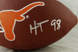 Ricky Williams Autographed Longhorns Wilson Football w/ HT 98- JSA Witnessed Aut
