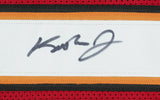 Keyshawn Johnson Signed Custom Red Pro Style Football Jersey BAS Hologram
