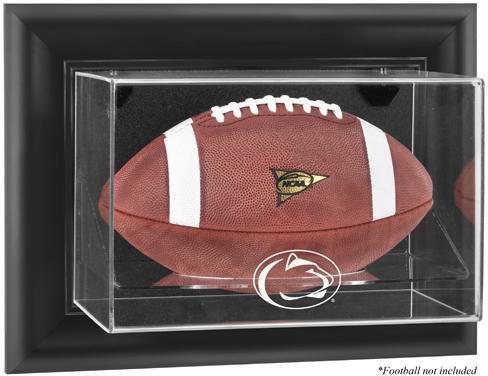 Penn State Black Framed Wall-Mountable Football Display Case
