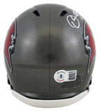 Buccaneers Derrick Brooks Authentic Signed Speed Mini Helmet BAS Witnessed