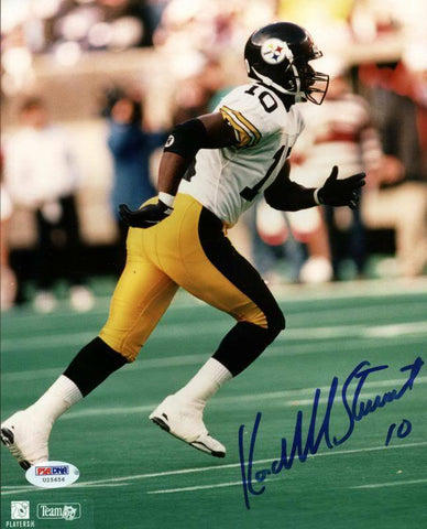 Steelers Kordell Stewart Signed Authentic 8X10 Photo Autographed PSA/DNA #U25656