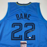Autographed/Signed Desmond Bane Memphis Light Blue Basketball Jersey JSA COA