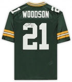 FRMD Charles Woodson Green Bay Signed Mitchell & Ness SB XLV Throwback Jersey