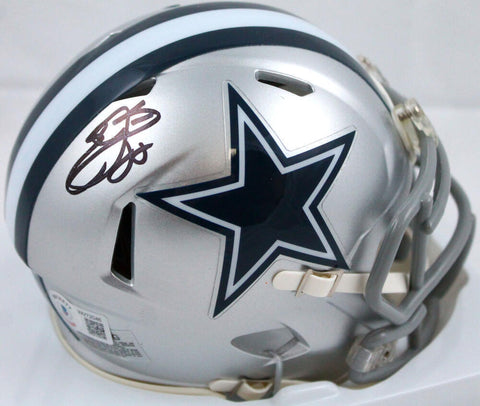 Emmitt Smith Autographed Dallas Cowboys Speed Mini Helmet-Beckett W Hologram