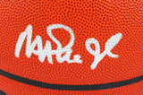 M.Johnson/J.Worthy/J.West Signed Official NBA Wilson Basketball-Beckett W Holo