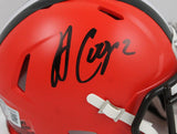 Amari Cooper Autographed Cleveland Browns Speed Mini Helmet-Beckett W Hologram