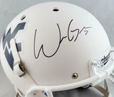 Will Grier Signed West Virginia Full Size White Schutt Helmet - JSA W Auth
