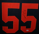LANCE BRIGGS (Bears throwback TOWER) Signed Autographed Framed Jersey JSA