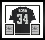 FRMD Bo Jackson Las Vegas Raiders Signed White Mitchell & Ness Authentic Jersey