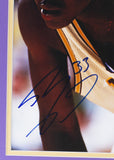 Shaquille O'Neal Signed Framed 11x14 LSU College Basketball Photo BAS
