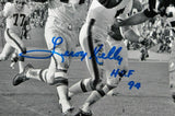 Leroy Kelly Signed 8x10 Cleveland Browns B&W Running With Ball Photo- JSA W
