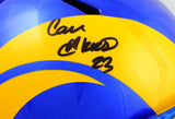 Cam Akers Autographed Los Angeles Rams F/S 2020 Speed Helmet-Beckett W Hologram