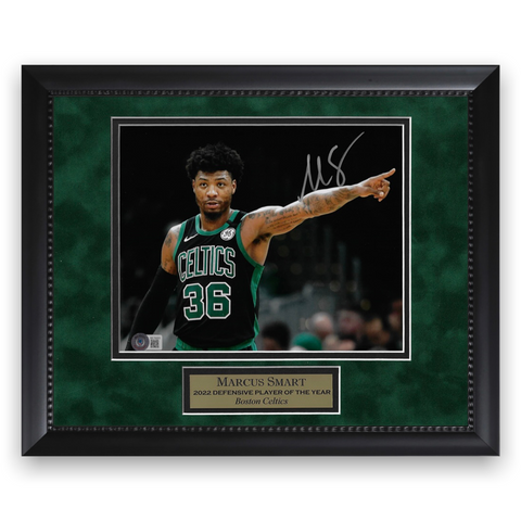 Marcus Smart Signed Autographed Photo Framed to 11x14 Celtics Beckett