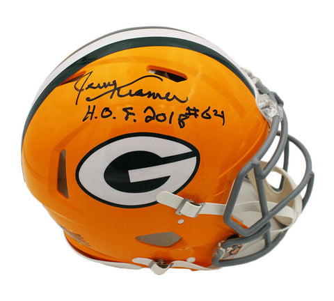 Jerry Kramer Signed Green Bay Packers Speed Authentic Throwback NFL Helmet w- In
