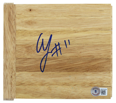 Syracuse Scoop Jardine Authentic Signed 6x6 Floorboard Autographed BAS #BG79109
