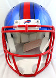 OJ Simpson Autographed Bills F/S Flash Speed Authentic Helmet w/3 Insc.-JSA W